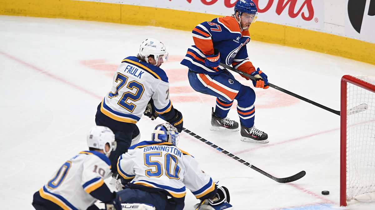 Oilers’ Connor McDavid drops truth bomb after big return game vs. Blues