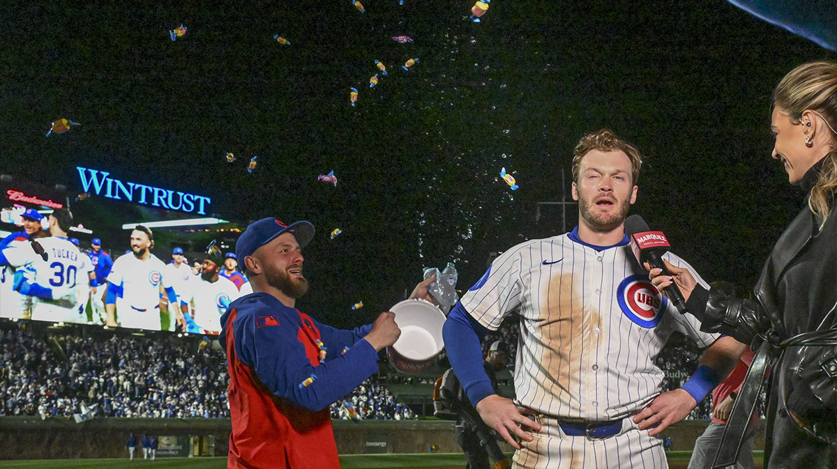 Cubs get last laugh after Dodgers fans invade Wrigley Field