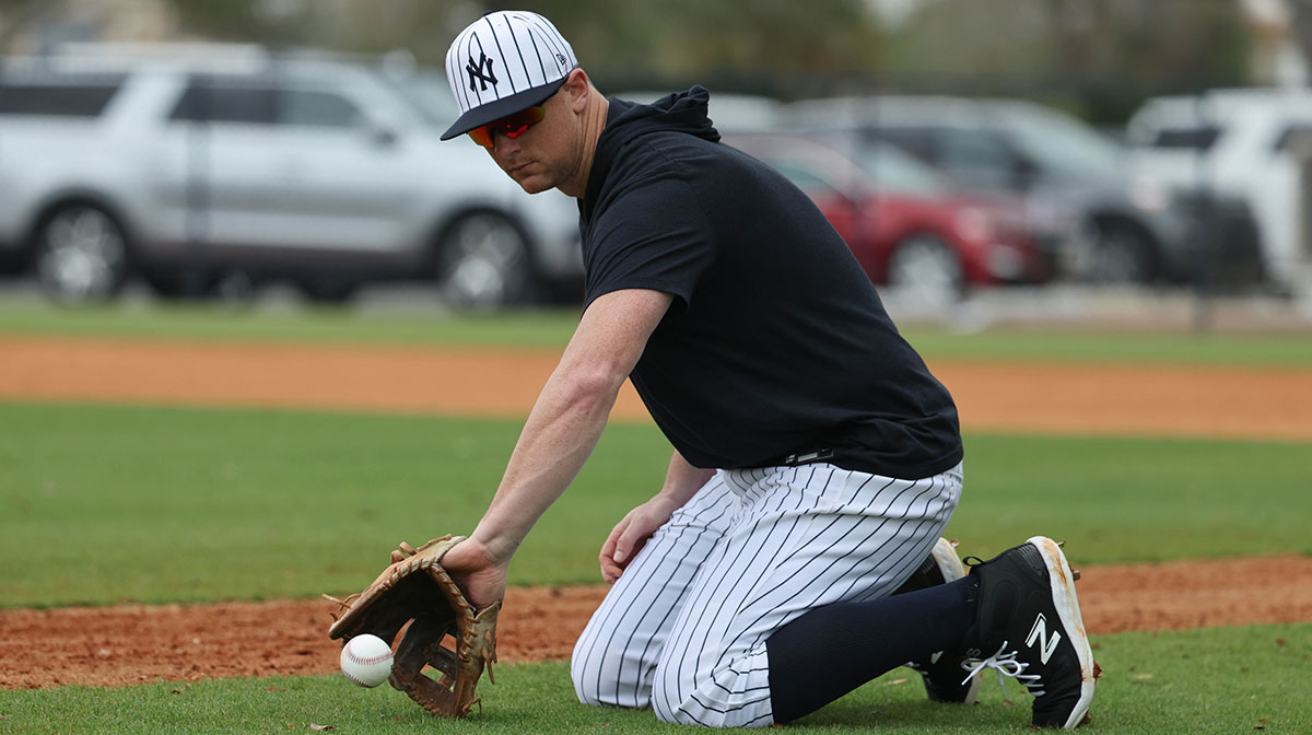 New York Yankees third base DJ LeMahieu (26) during work outs at George M. Steinbrenner Field