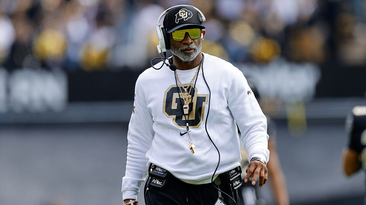 Colorado Buffaloes head coach Deion Sanders during the spring game at Folsom Field. Mandatory Credit: Isaiah J. Downing-Imagn Images