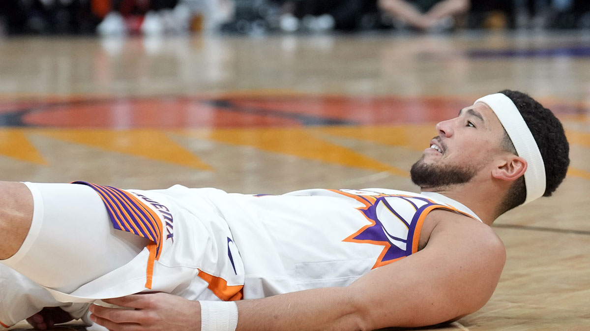 Devin Booker Suns on ground NBA trade candidates
