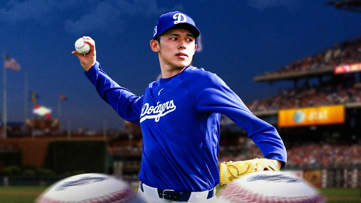 Roki Sasaki threw improved heat against the Phillies Saturday.