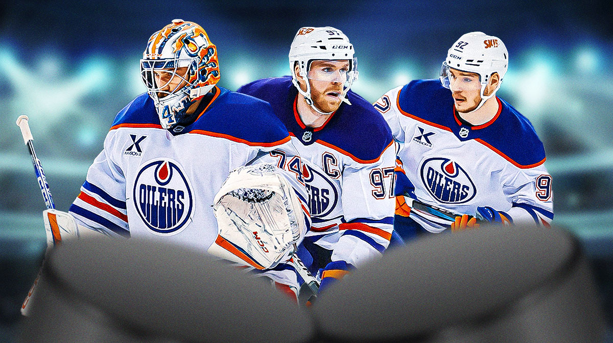 Stuart Skinner, Connor McDavid, Leon Draisaitl