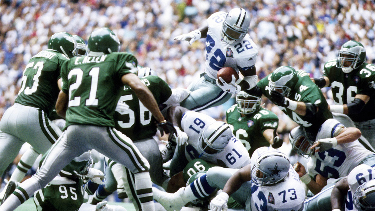 Cowboys legend Emmitt Smith calls out Eagles fans with ‘sick’ mic drop
