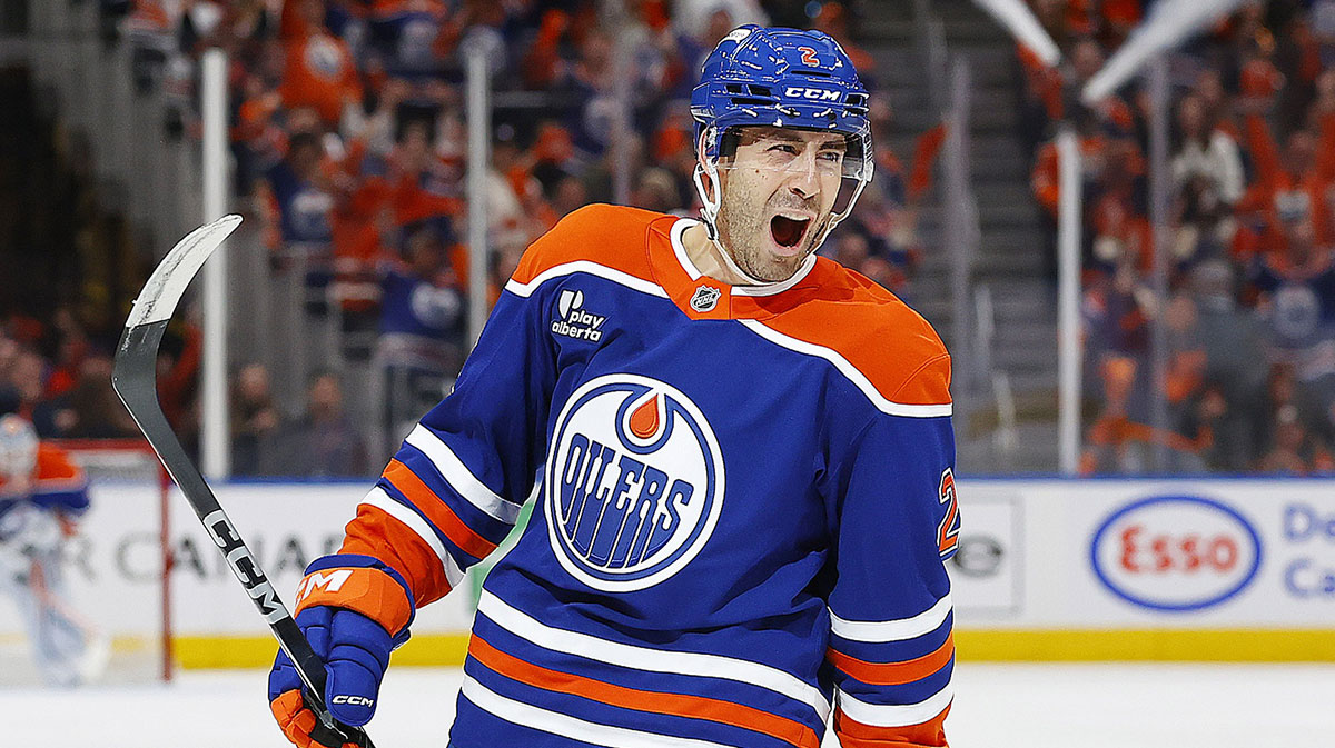 Evan Bouchard rips game-tying goal in final seconds of Game 4 vs. Kings