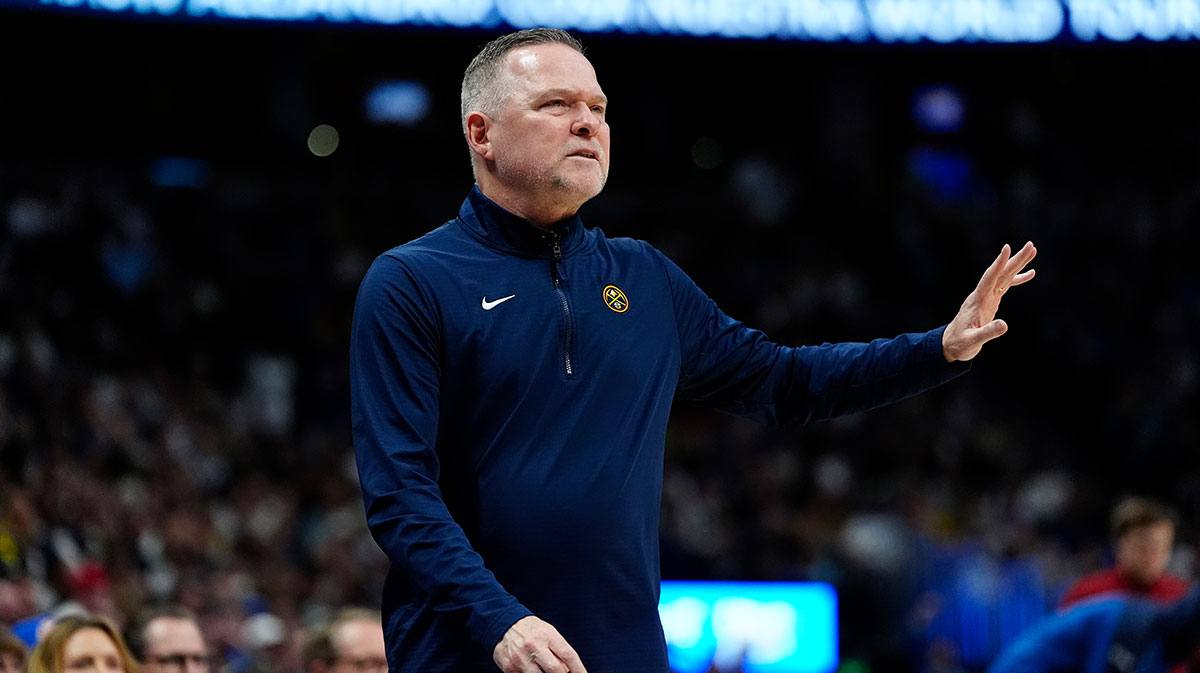 Denver Nuggets head coach Michael Malone during the second quarter against the Minnesota Timberwolves at Ball Arena.