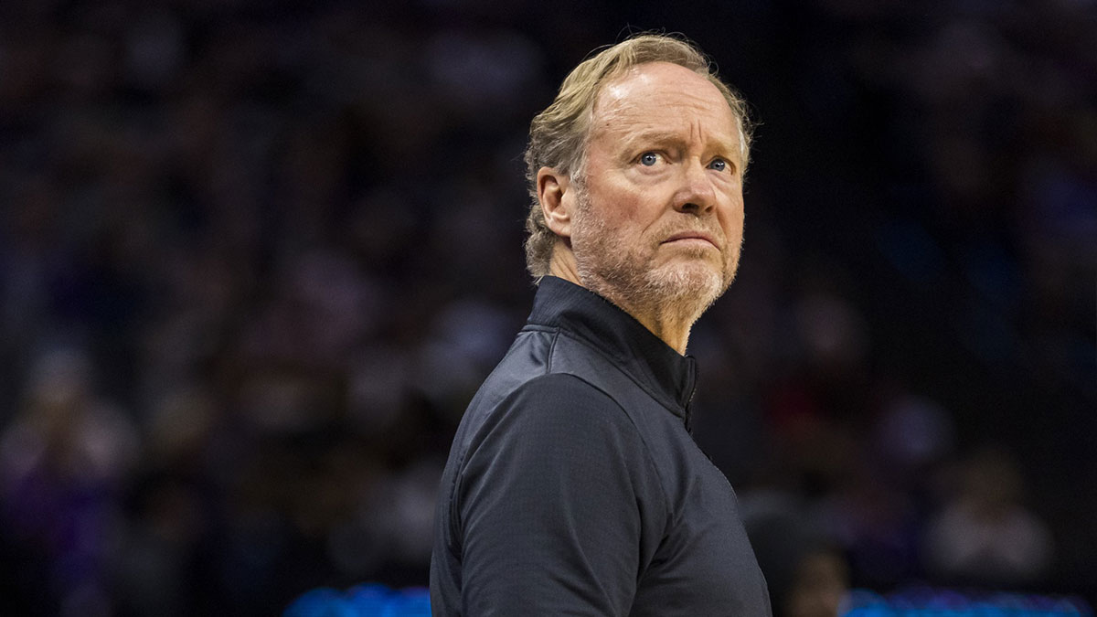 Phoenix Suns head coach Mike Budenholzer watches the game during the fourth quarter against the Sacramento Kings at Golden 1 Center.
