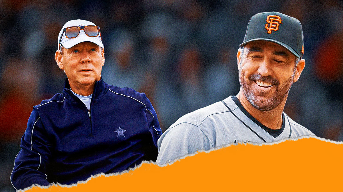 Justin Verlander in a Giants uniform. Jim Crane.