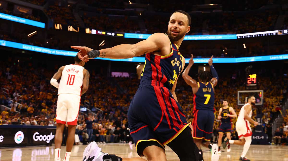 Warriors' Stephen Curry hits playoff milestone in Game 5 vs. Rockets