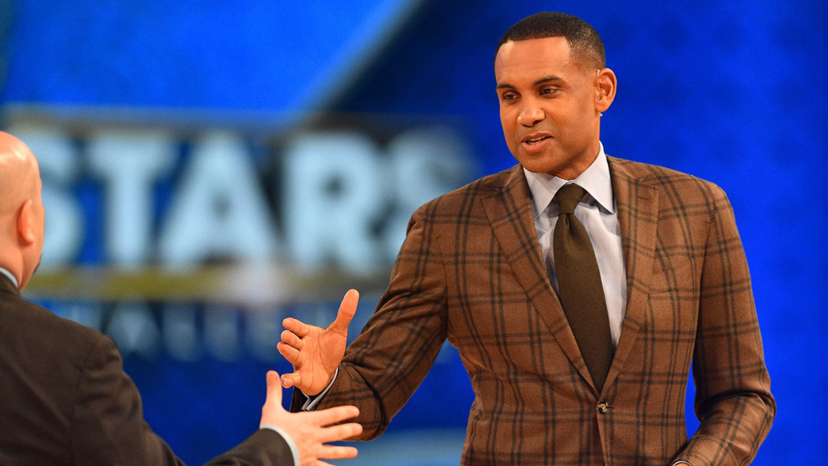 NBA former player Grant Hill before the Rising Stars Challenge at Smoothie King Center.