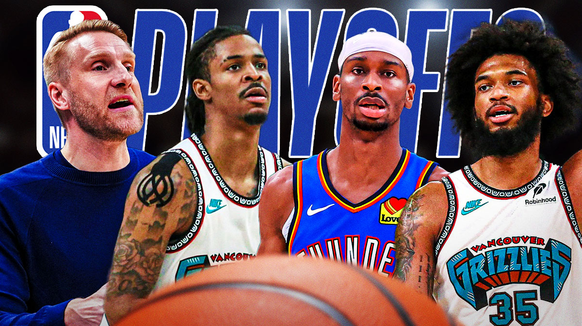Tuomas Iisalo, Ja Morant, Shai Gilgeous-Alexander, Marvin Bagley III, NBA Playoffs logo