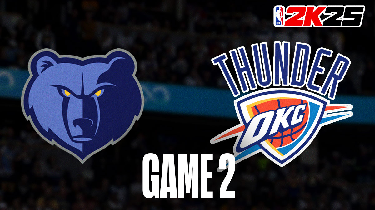 Grizzlies vs. Thunder Game 2 Results According to NBA 2K25