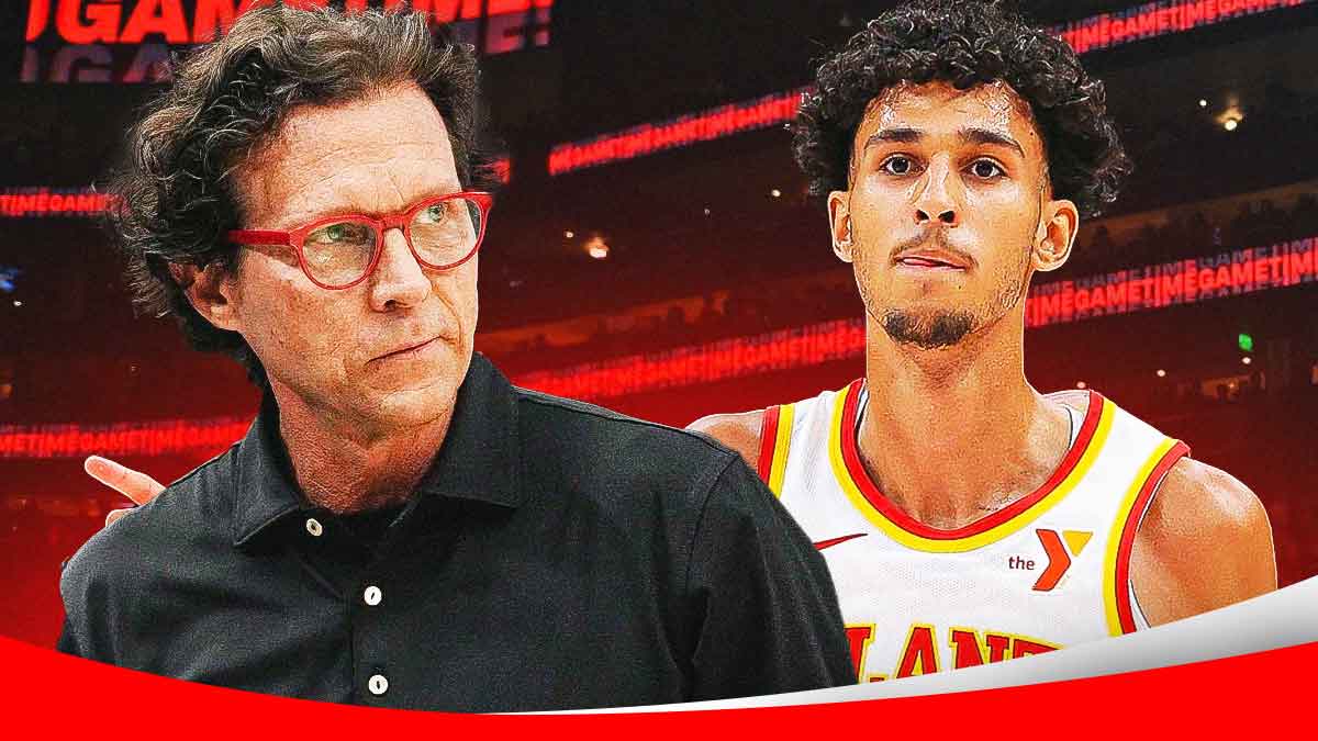 Quin Snyder and Zaccharie Risacher.