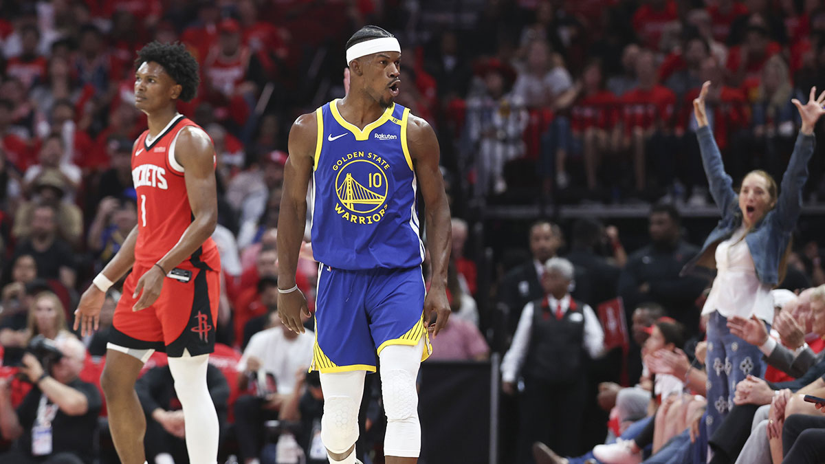 Warriors’ Jimmy Butler to undergo MRI after leaving Game 2 with pelvic injury