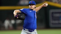 Chicago Cubs pitcher Justin Steele (35) pitches against the Arizona Diamondbacks during the first inning at Chase Field.