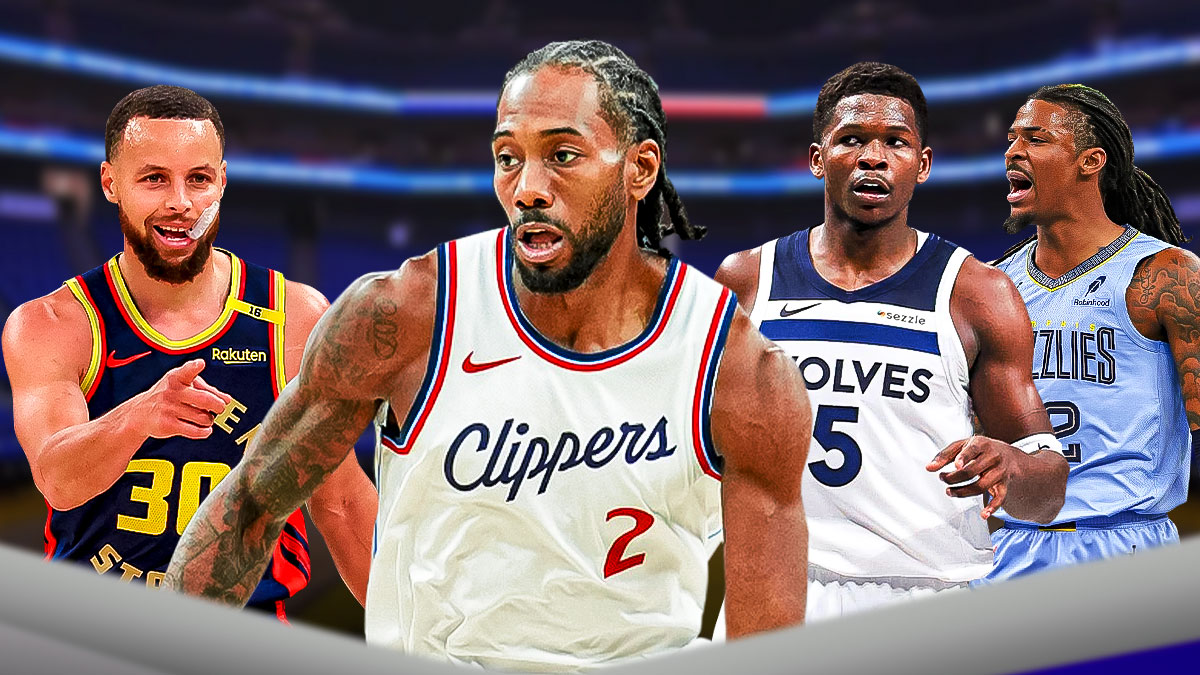 Kawhi Leonard, Anthony Edwards, Stephen Curry, James Harden, Ja Morant, Los Angeles Clippers