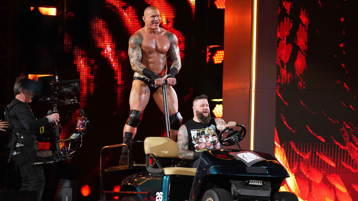 United States Championship match between Logan Paul and Randy Orton and Kevin Owens during Wrestlemania XL Sunday at Lincoln Financial Field.