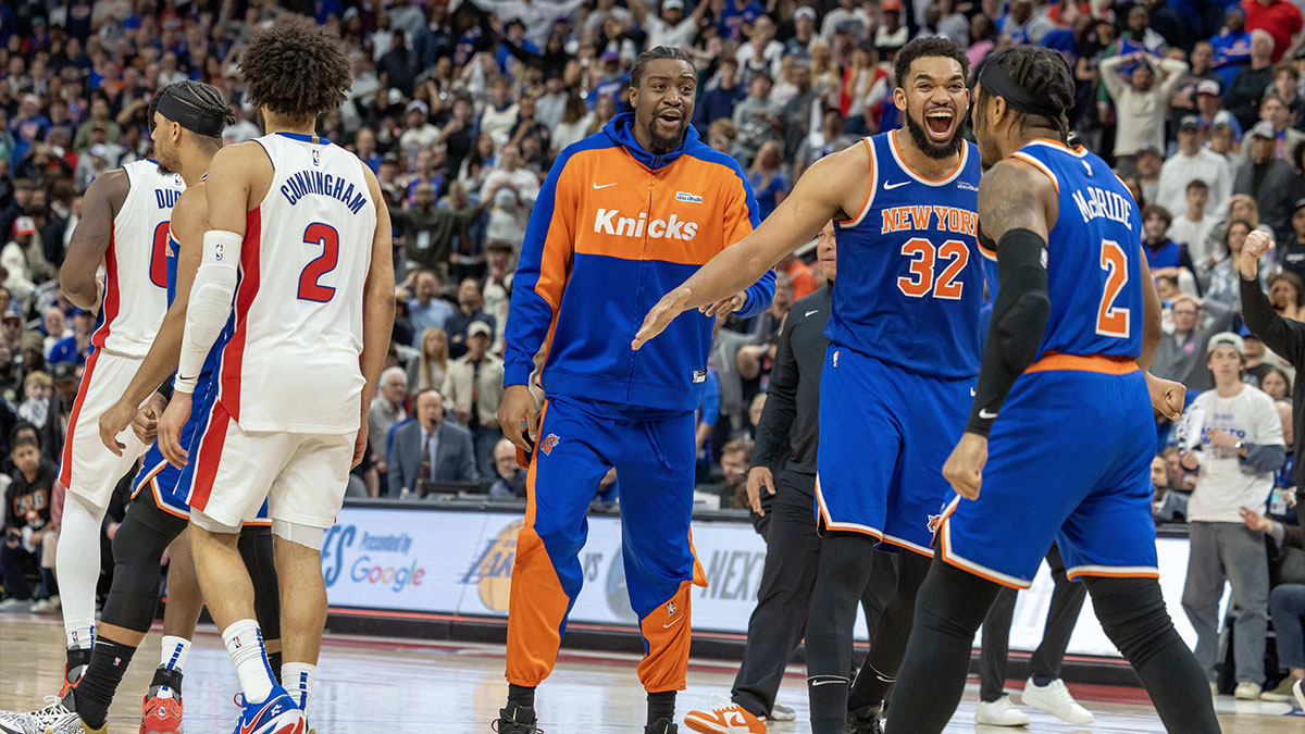 Knicks’ Karl-Anthony Towns pulls rabbit out of hat to beat Pistons in Game 4