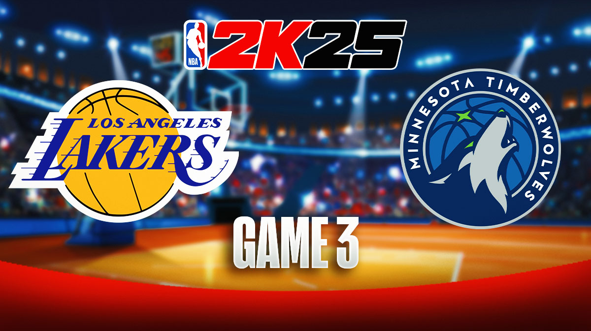 Lakers vs. Timberwolves Game 3 Results According to NBA 2K25