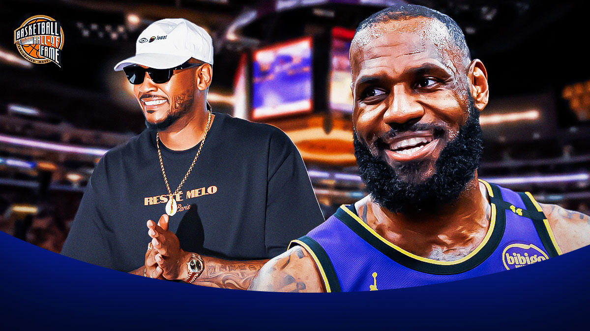 LeBron James' 5-word message to Carmelo Anthony after Hall of Fame election