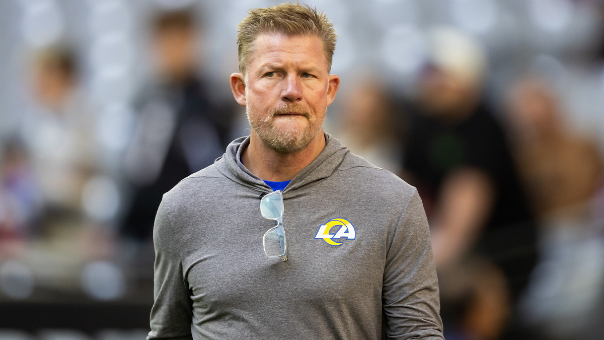 Los Angeles Rams general manager Les Snead against the Arizona Cardinals at State Farm Stadium.