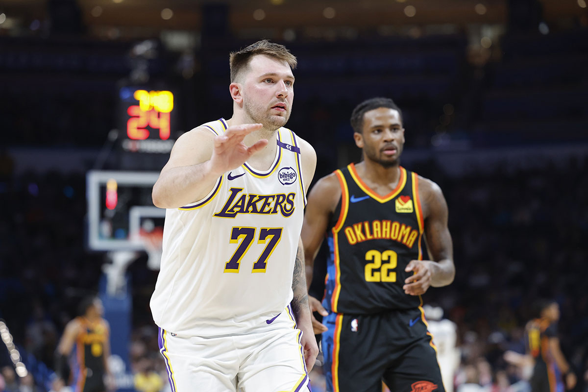 Luka Doncic Lakers Thunder Mavericks trade