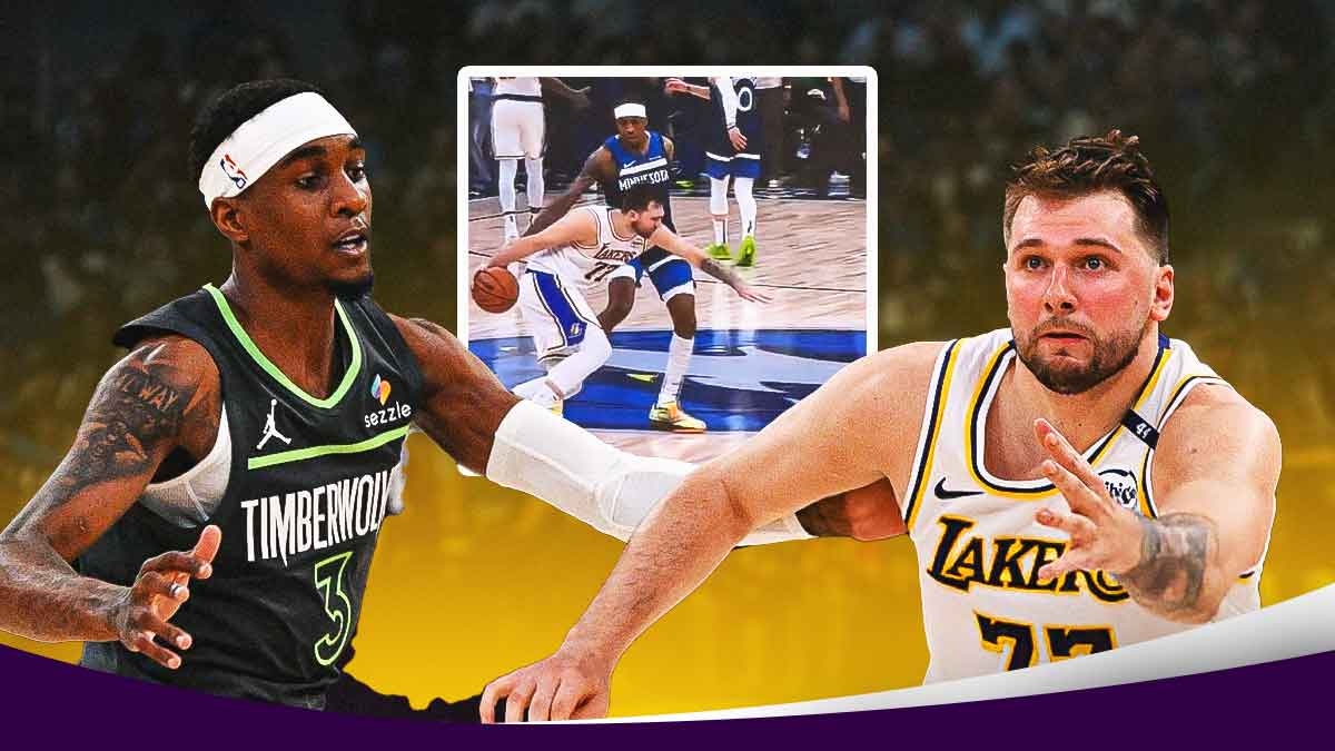 Luka Doncic, Jaden McDaniels, JJ Redick, Los Angeles Lakers, Minnesota Timberwolves