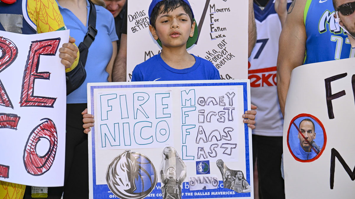 Mavericks’ Nico Harrison responds to 20,000 fans yelling “Fire Nico!” in games