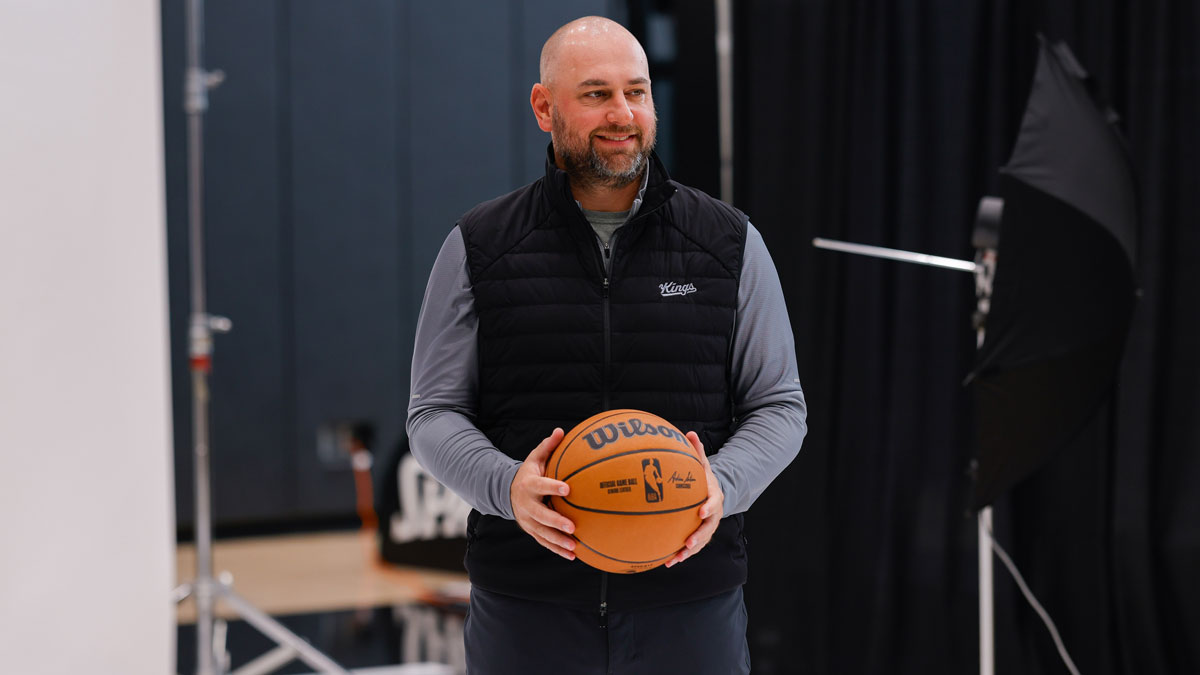 Sacramento Kings general manager Monte McNair during media day at Golden 1 Center