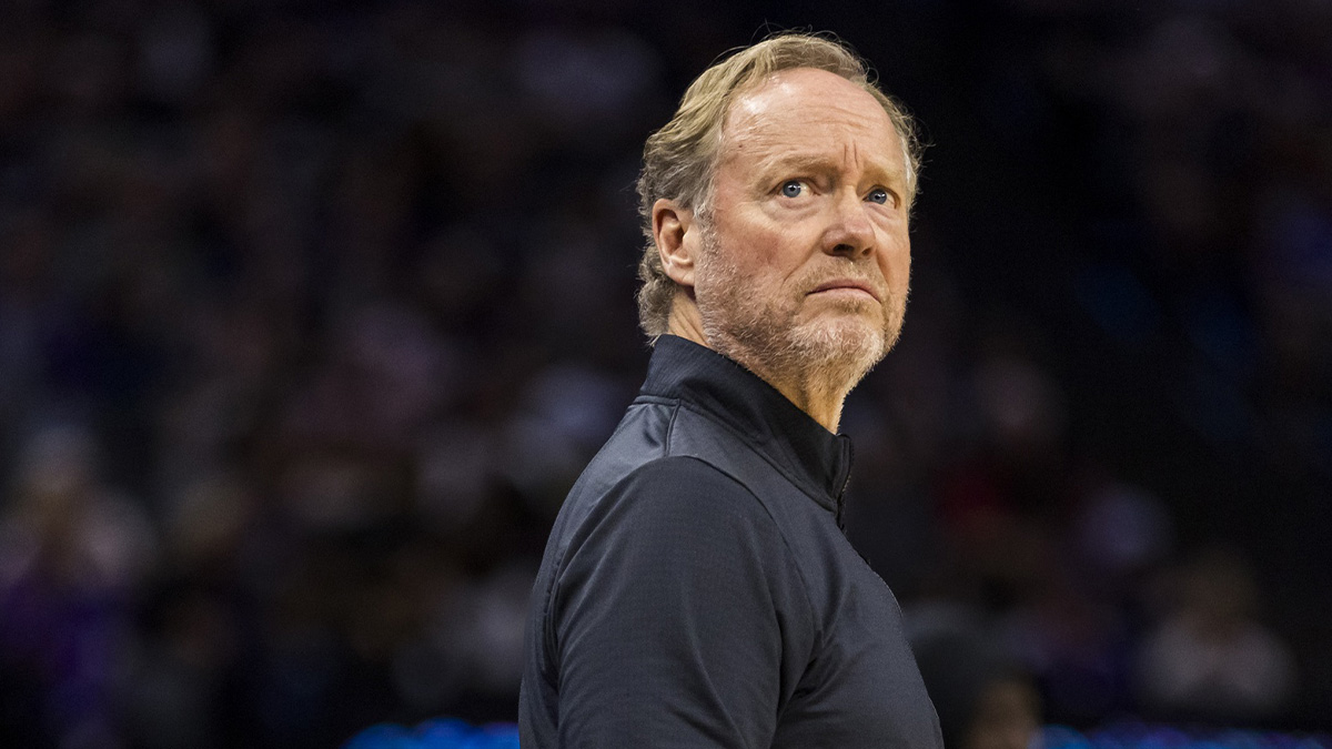 Phoenix Suns head coach Mike Budenholzer watches the game during the fourth quarter against the Sacramento Kings at Golden 1 Center.