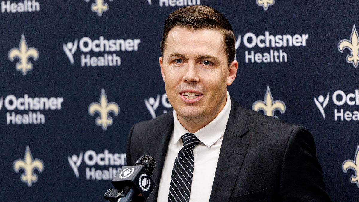 New Orleans Saints introduce Kellen Moore as the head coach and he addresses the media at Ochsner Sports Performance Center.