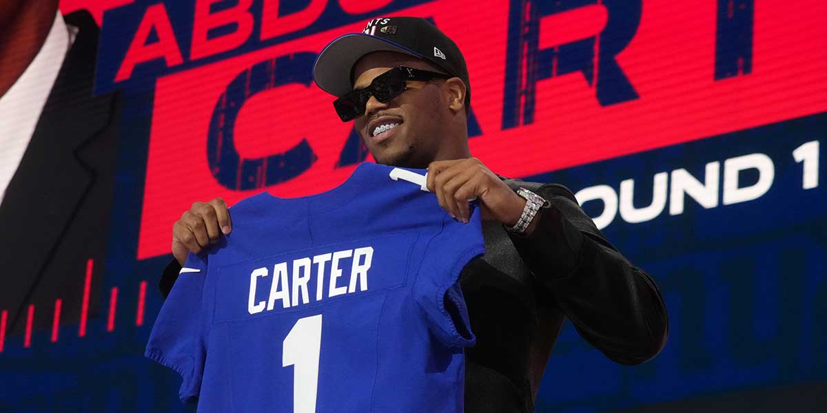 Abdul Carter’s Lawrence Taylor post becomes prescient for Giants at 2025 NFL Draft