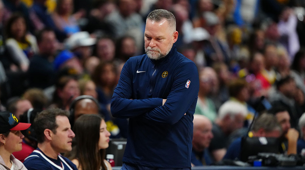 Denver Nuggets head coach Michael Malone during the third quarter against the Indiana Pacers at Ball Arena.