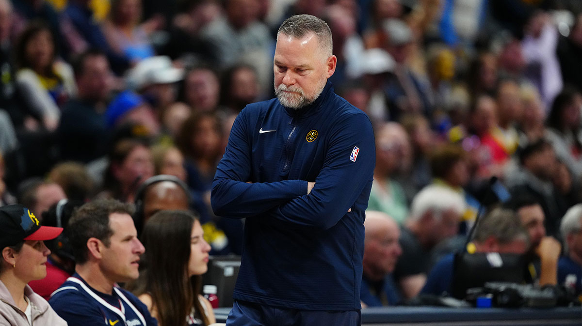 Denver Nuggets head coach Michael Malone during the third quarter against the Indiana Pacers at Ball Arena.