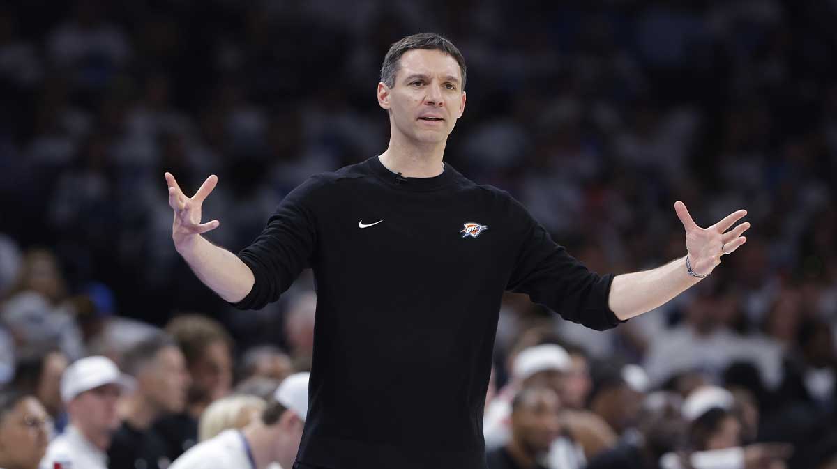 Featured image OKC head coach Mark Daigneault