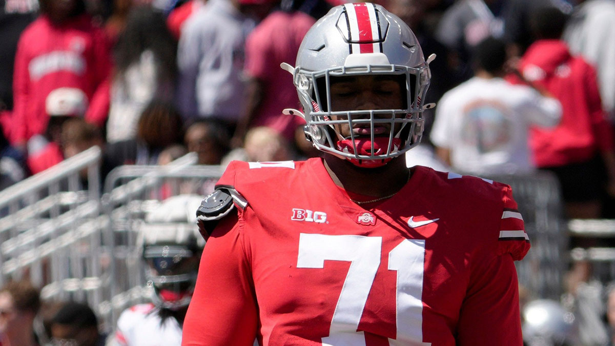 Ohio State Buckeyes offensive tackle Josh Simmons.