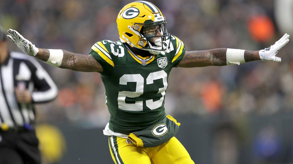 Green Bay Packers cornerback Jaire Alexander against the Miami Dolphins.