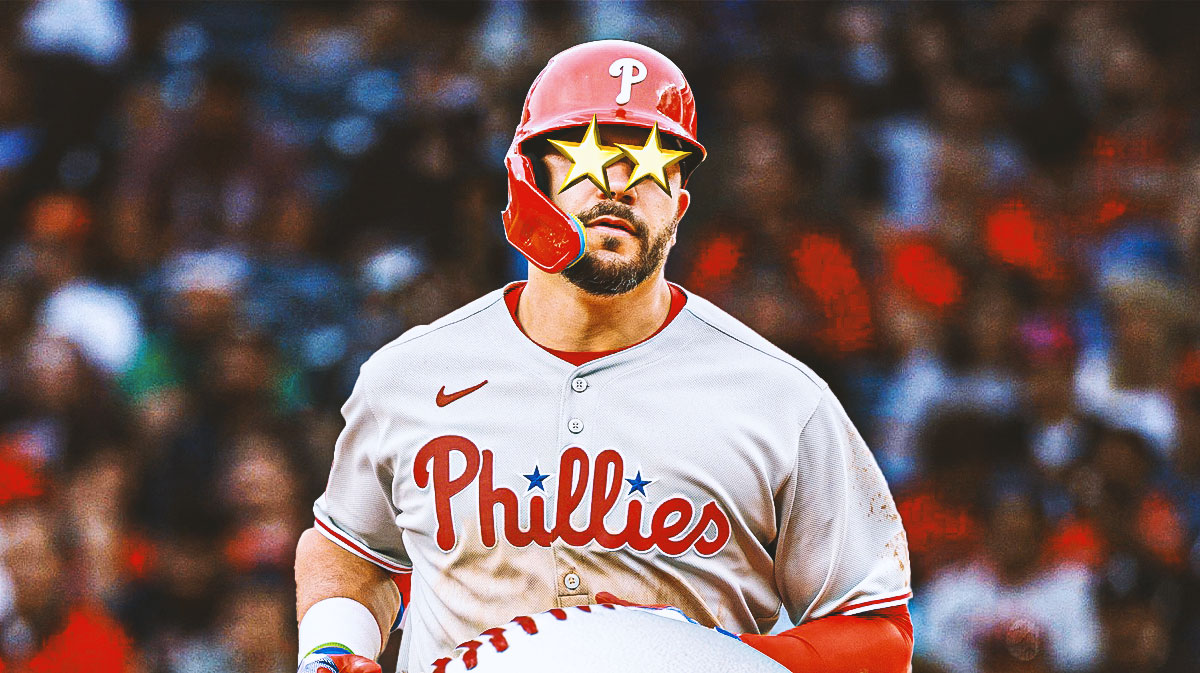 Phillies' Kyle Schwarber with stars in his eyes