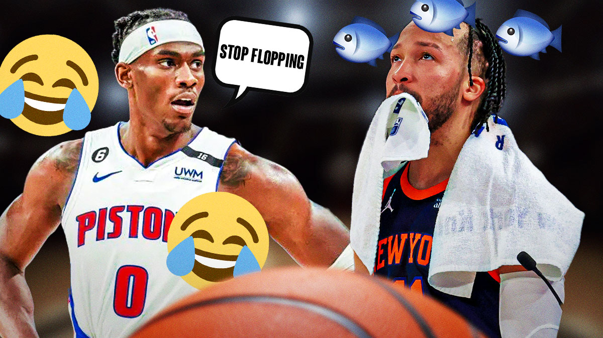 Pistons' Jalen Duren caught calling Jalen Brunson a 'flopping motherf****r'