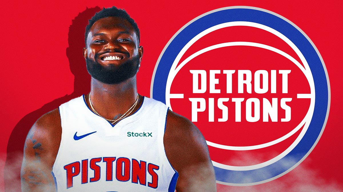 Zion Williamson photoshopped in a Pistons jersey.