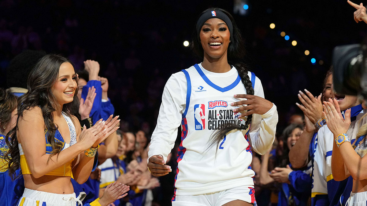 Sparks’ Rickea Jackson jokes about not getting dunked on by Dominique Malonga