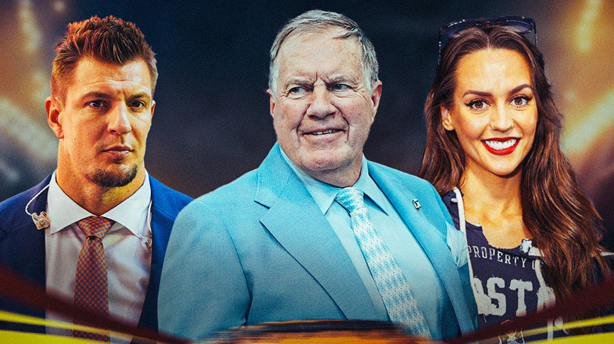 Rob Gronkowski, Jordon Hudson, Bill Belichick