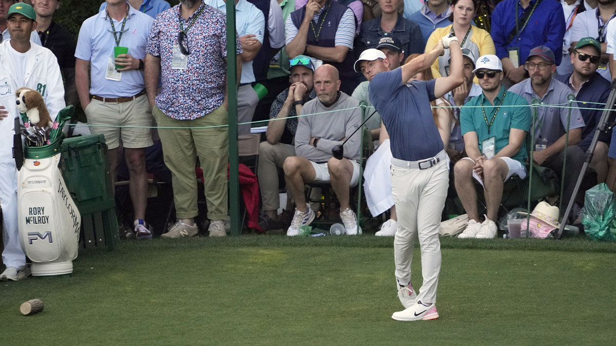 Rory McIlroy hits ‘shot of his life’ on Masters’ 15th hole