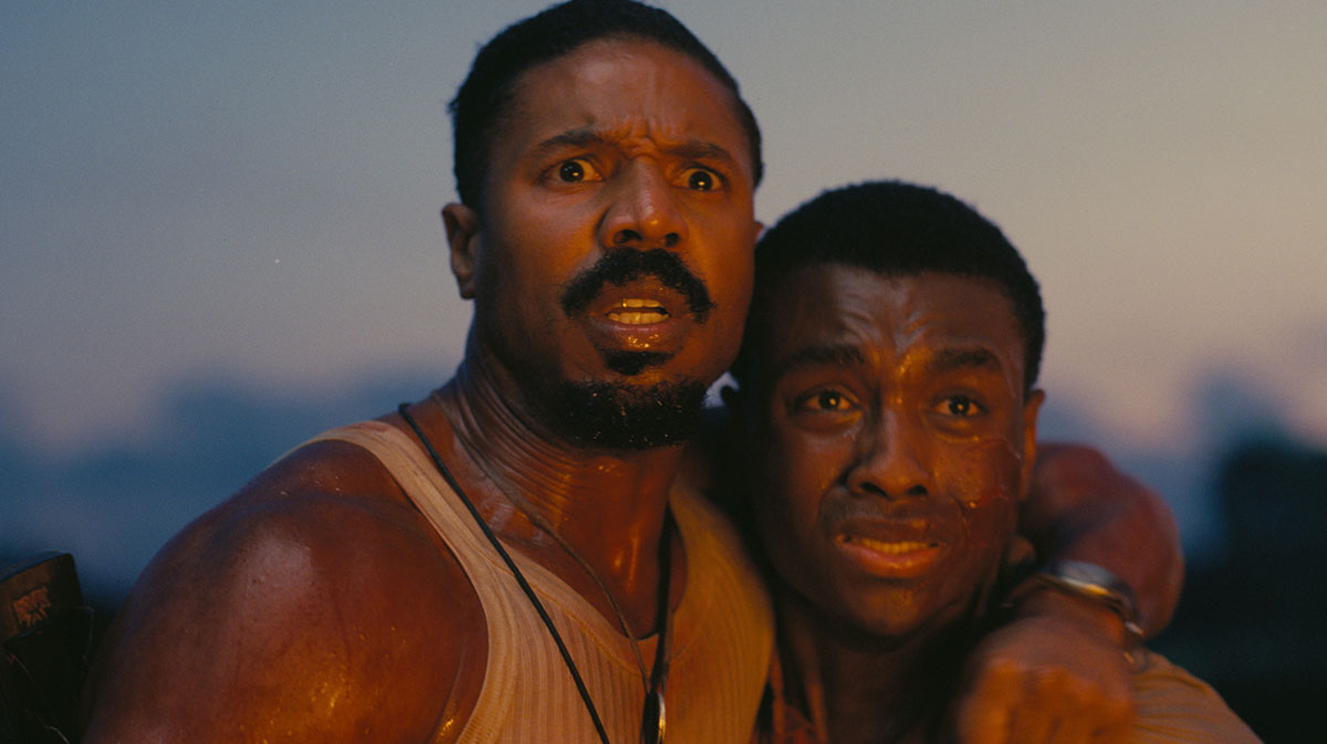 Michael B. Jordan and Miles Caton in Sinners.