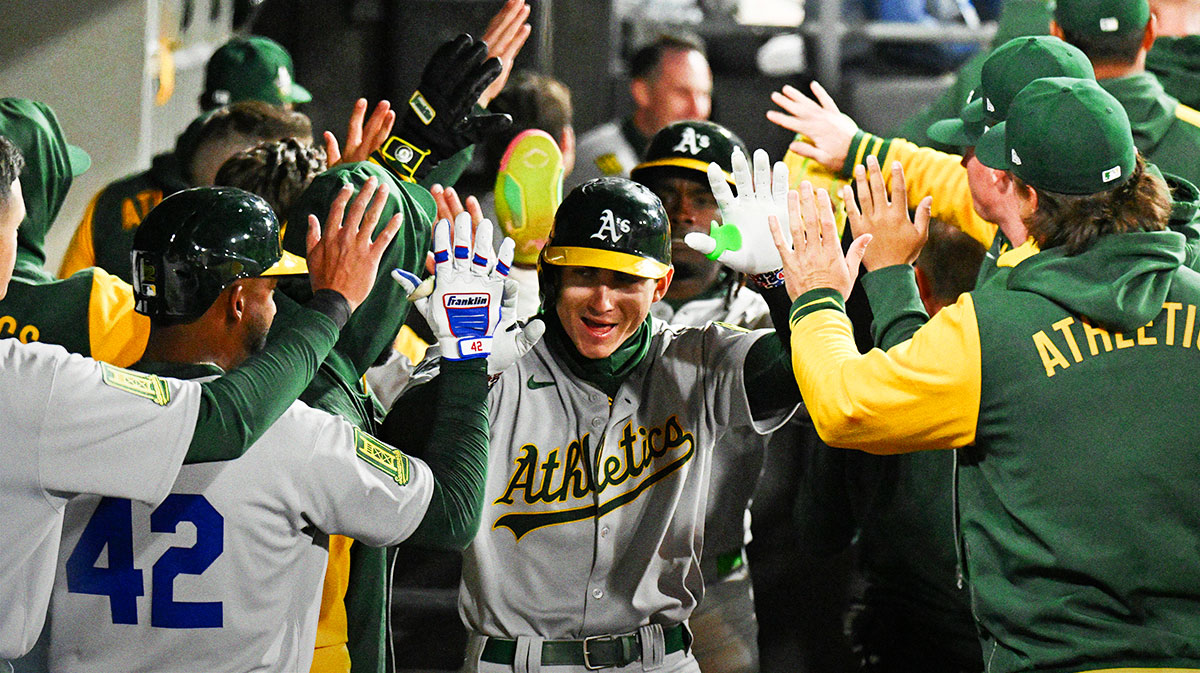 Athletics’ Tyler Soderstrom completes historic MLB feat on Jackie Robinson Day