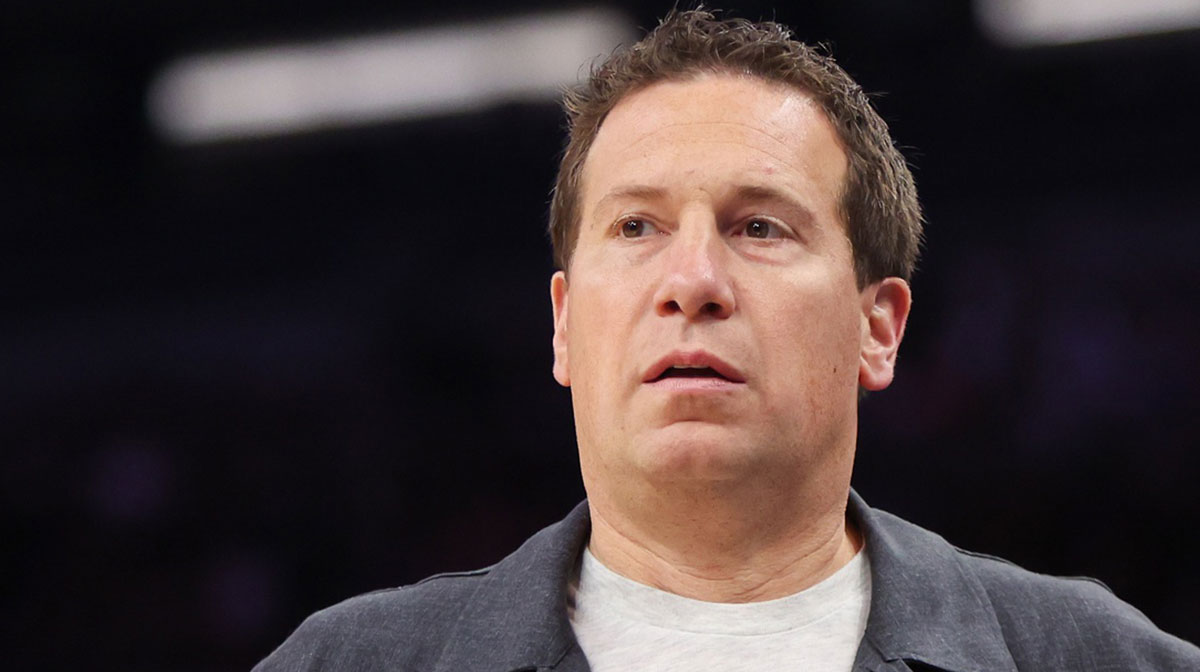 Suns owner Mat Ishbia watches a game against the New Orleans Pelicans in the second quarter at Footprint Center