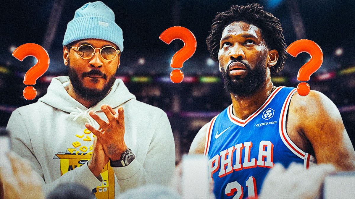 Joel Embiid, 76ers, Carmelo Anthony, Embiid 76ers, Embiid injury