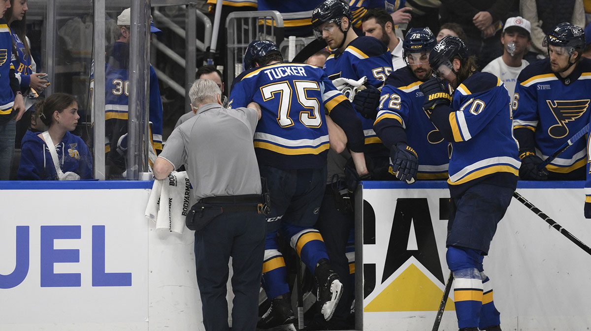 Blues’ key defenseman to miss Game 5 vs. Jets with injury