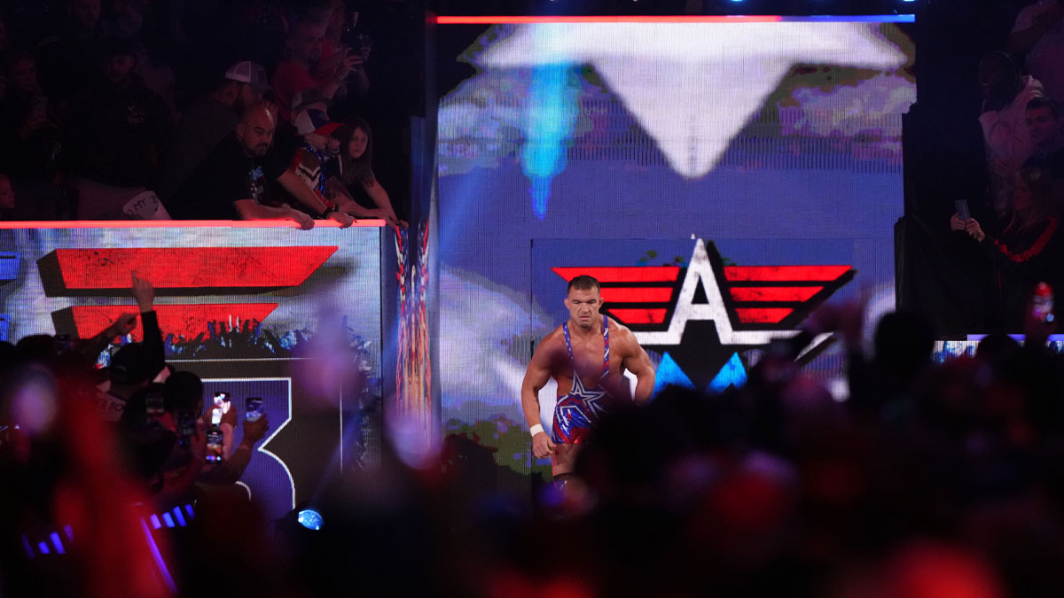 WWE star Chad Gable/El Grande Americano, who missed the WrestleMania 41 card in favor of El Grande Americano, entering the Royal Rumble.