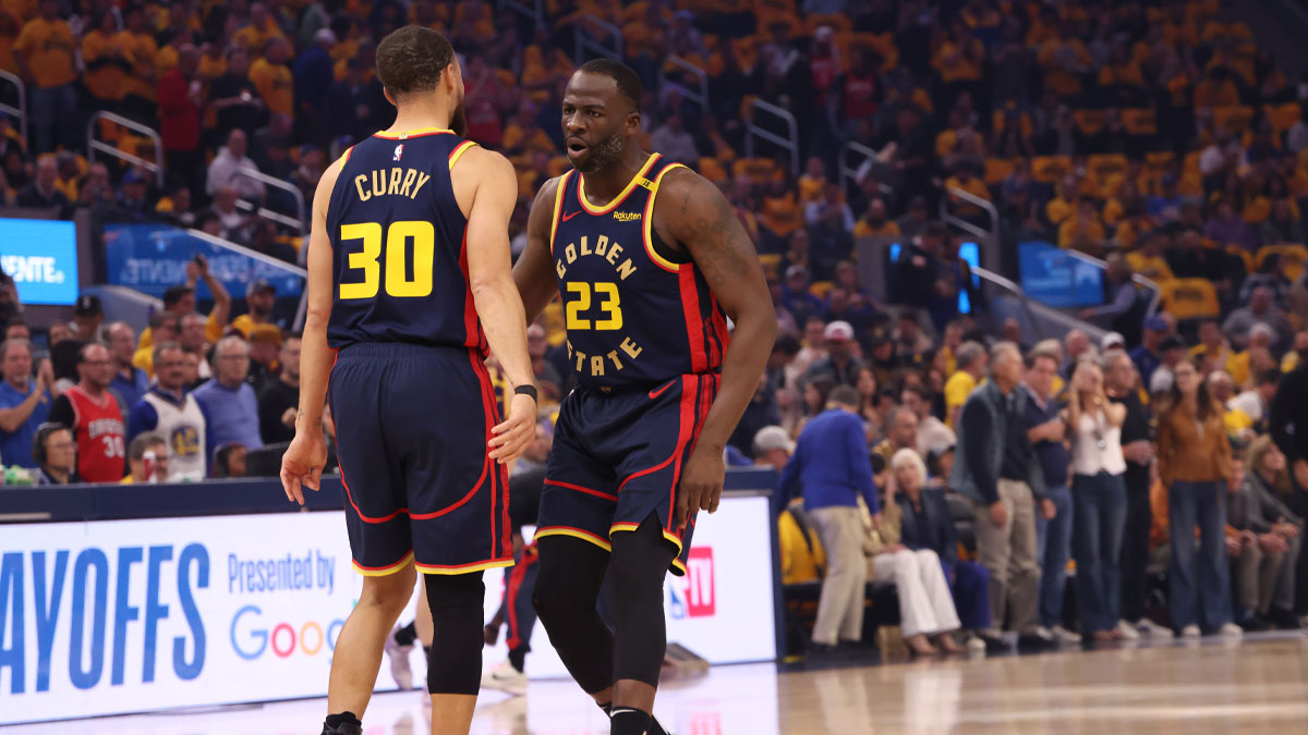 Warriors forward Draymond Green (23) celebrated